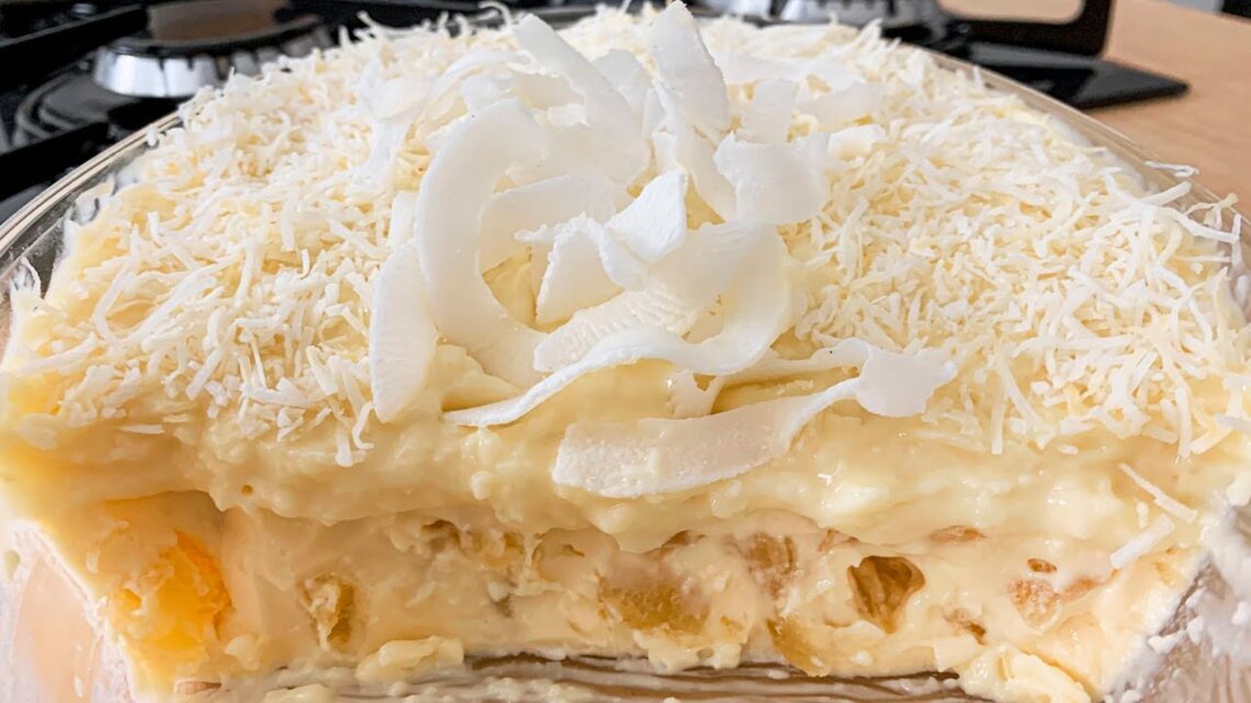 Receita de sobremesa com abacaxi que não vai ao fogo para o Natal